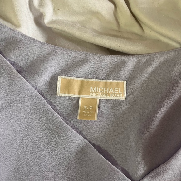 Michael lots purple puffy sleeve blouse - Picture 5 of 5